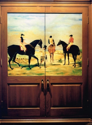 Artist: David Ripley  -   Reproduction of a John Frederick Herring, Sr.  -   42" x 48" Closet Doors
